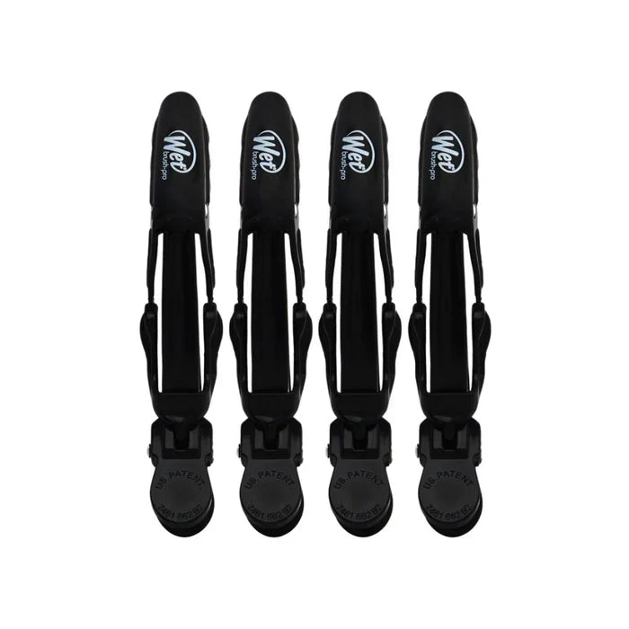 Wet Brush 4 pack Clips Black